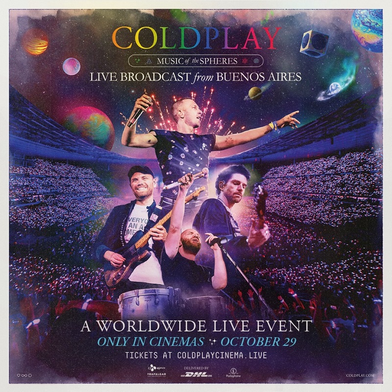 Cinemas NOS: Transmissão do Concerto dos Coldplay